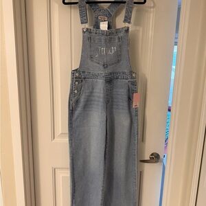 Juicy Couture Light Blue Denim Overalls